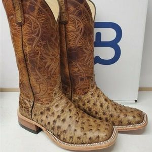 Anderson bean full quill ostrich boots